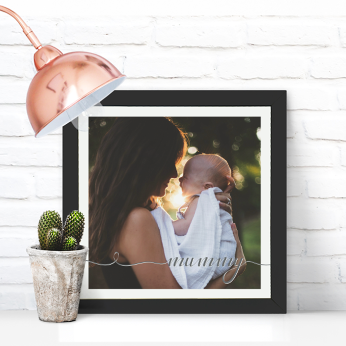 Picture of Square Mummy Script personalised poster