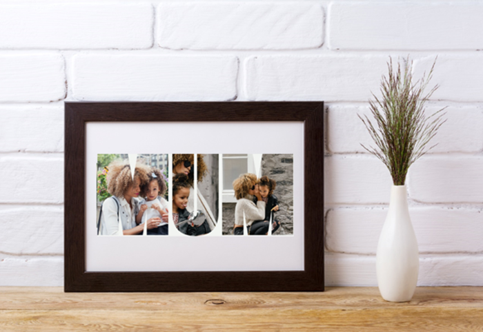 Picture of A4 Mum photo personalised poster