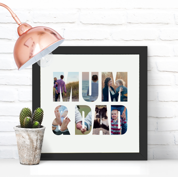 Picture of Square Mum & Dad personalised poster