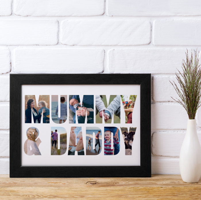 Picture of Mummy & Daddy Photo personalised poster