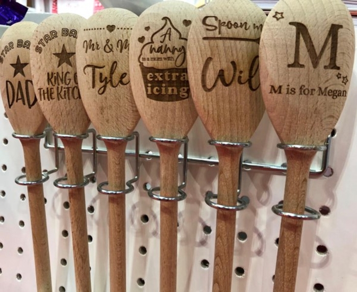 Picture of NEWLYWEDS Personalised wooden spoons