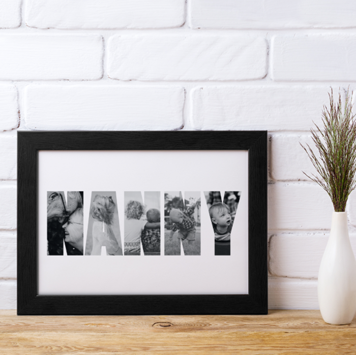 Picture of Nanny photo personalised poster