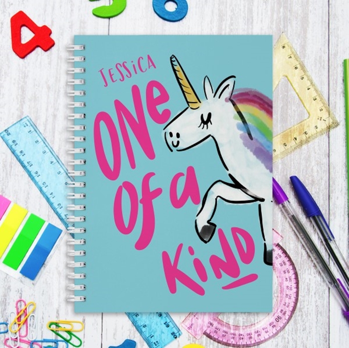 Picture of A5 Unicorn hardcover spiral notebook