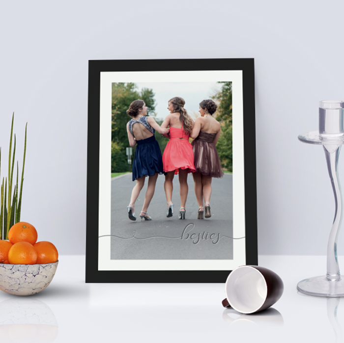 Picture of A4 Besties script personalised poster