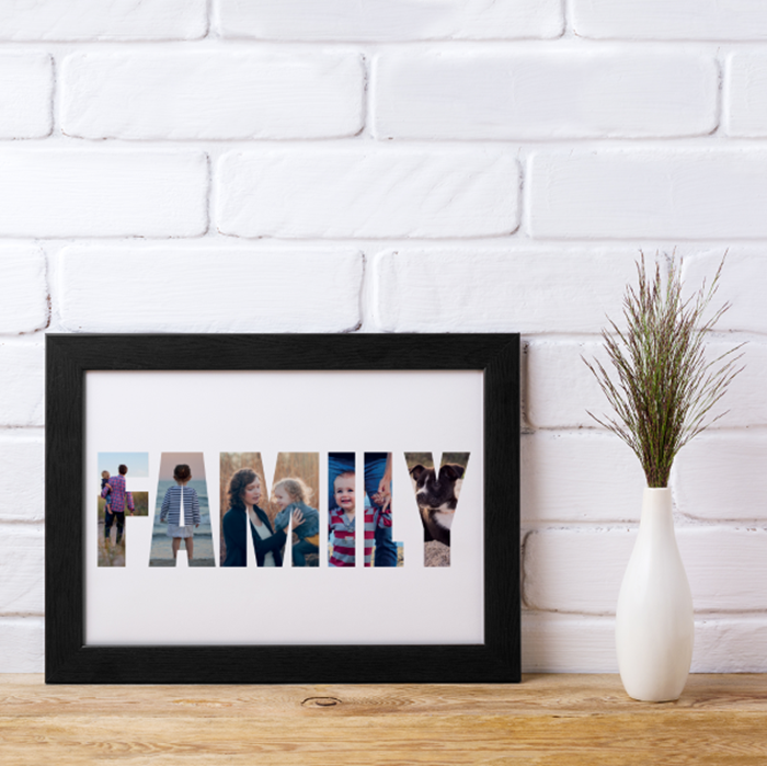 Picture of A4 WOW Family Photos personalised posters