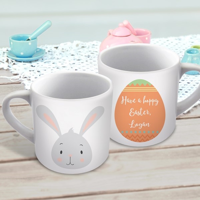 Picture of Easter Bunny child's personalised mug