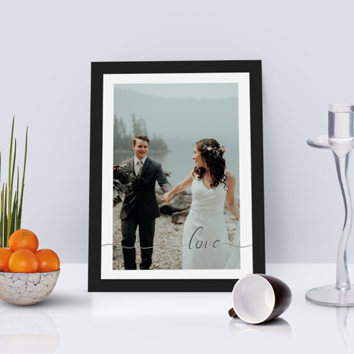Picture of A4 Love script personalised poster