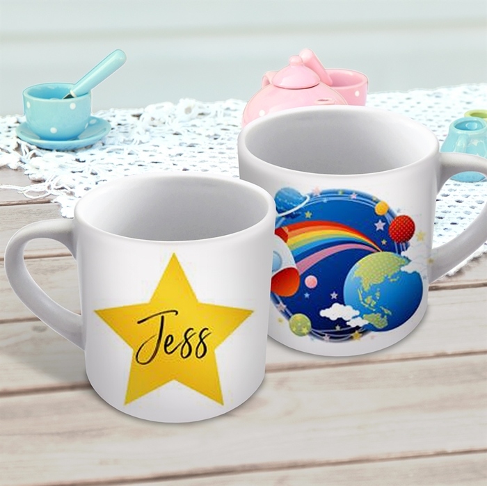 Picture of Rocket ship child's personalised mug