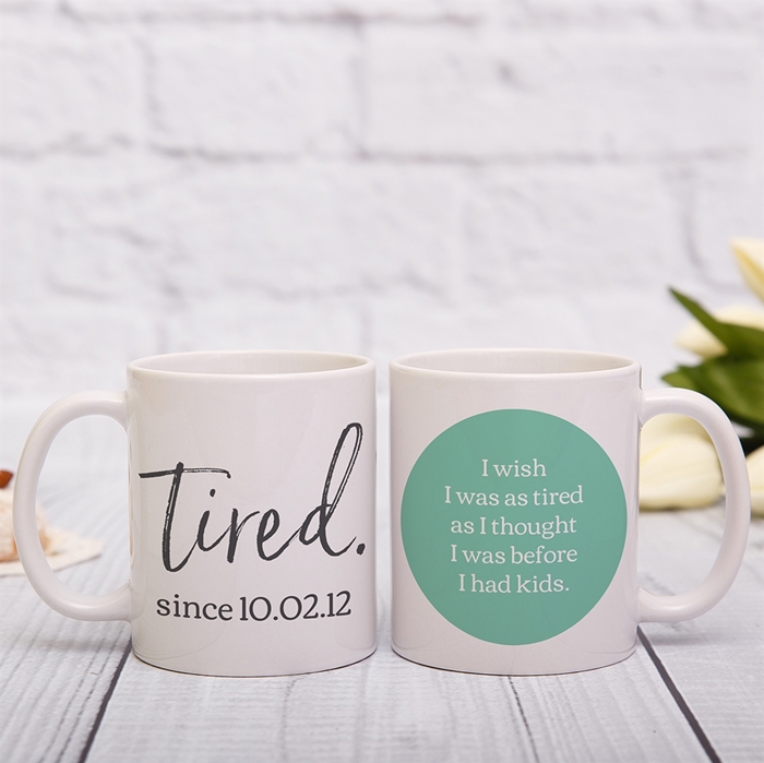 Picture of Tired personalised mug