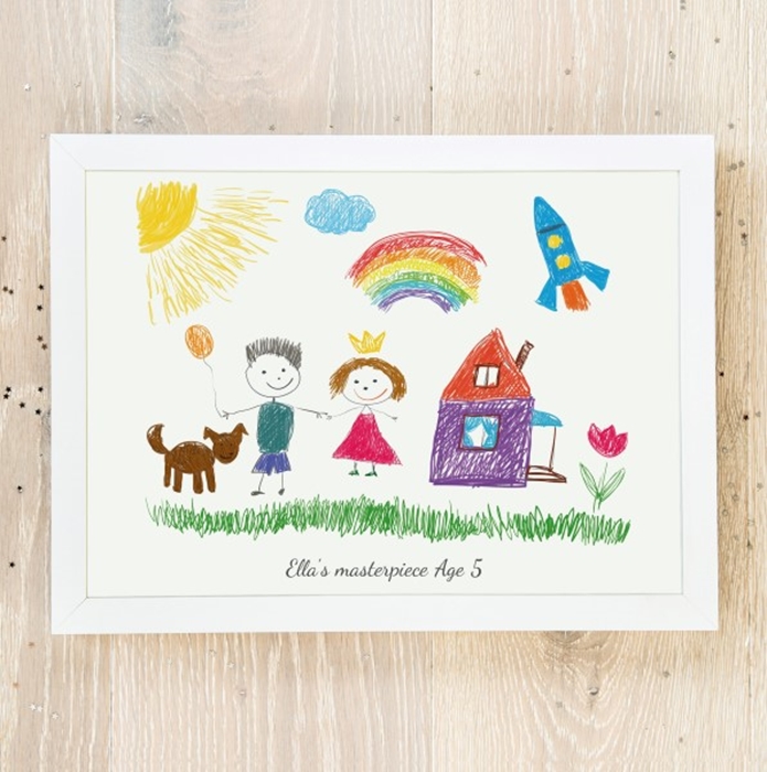 Picture of Child's picture upload personalised poster
