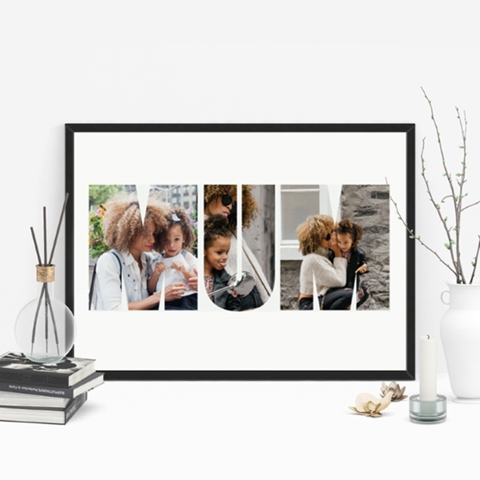 Picture of A3 Mum photo personalised poster