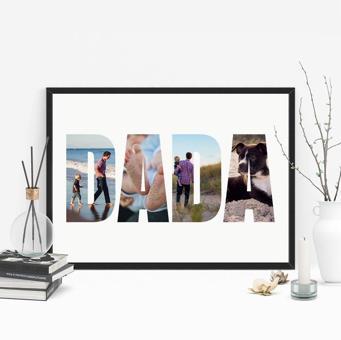 Picture of A3 Dada photo personalised poster