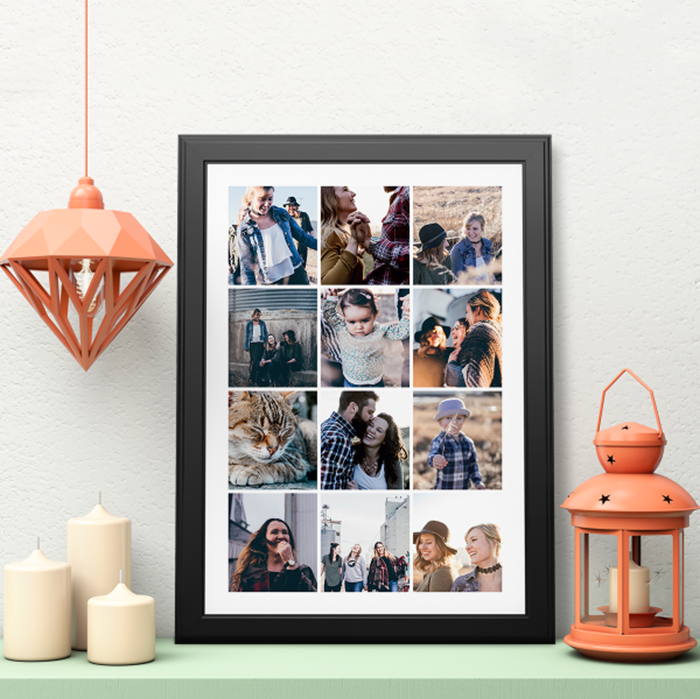Picture of A3 Instagram-style photo personalised poster